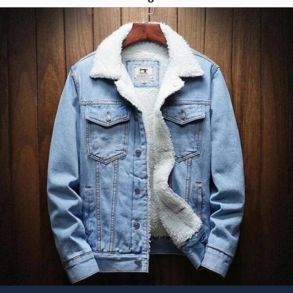 Denim Fur Jacket